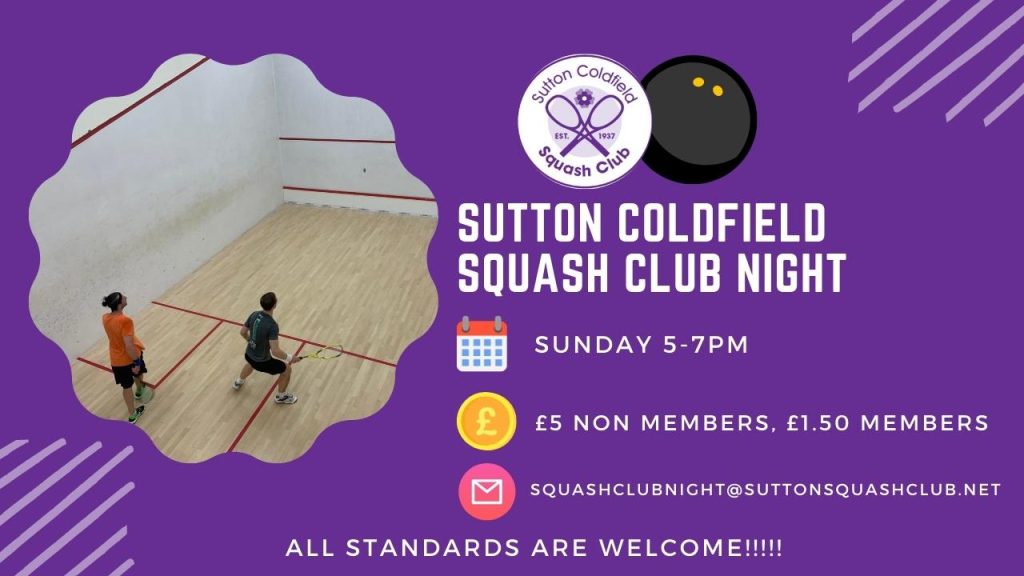 Squash Club Night
